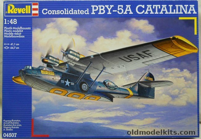 Revell 1/48 Consolidated PBY-5A Catalina - (ex-Monogram), 04507 plastic model kit